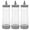 Grey A, variant on ABPETE 3Pcs Plastic Condiment Squeeze Bottles Dressing Squirt Bottles Ketchup Bottles with Cap Lids Dispensers for Mustard Sauces Olive Oil (Pink)