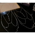 thumbnail image 7 of Janrevotw Sexy Women'S Chest Chain Bohemian Cross Rhinestone Beach Necklace Body Chain, 7 of 7