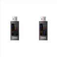 thumbnail image 1 of 2X Amperímetro USB, Pantalla Digital Multifunción, Amperímetro de Voltaje CC, Medidor de Potencia, Comprobador de Carga de Teléfono Celular, 1 of 8