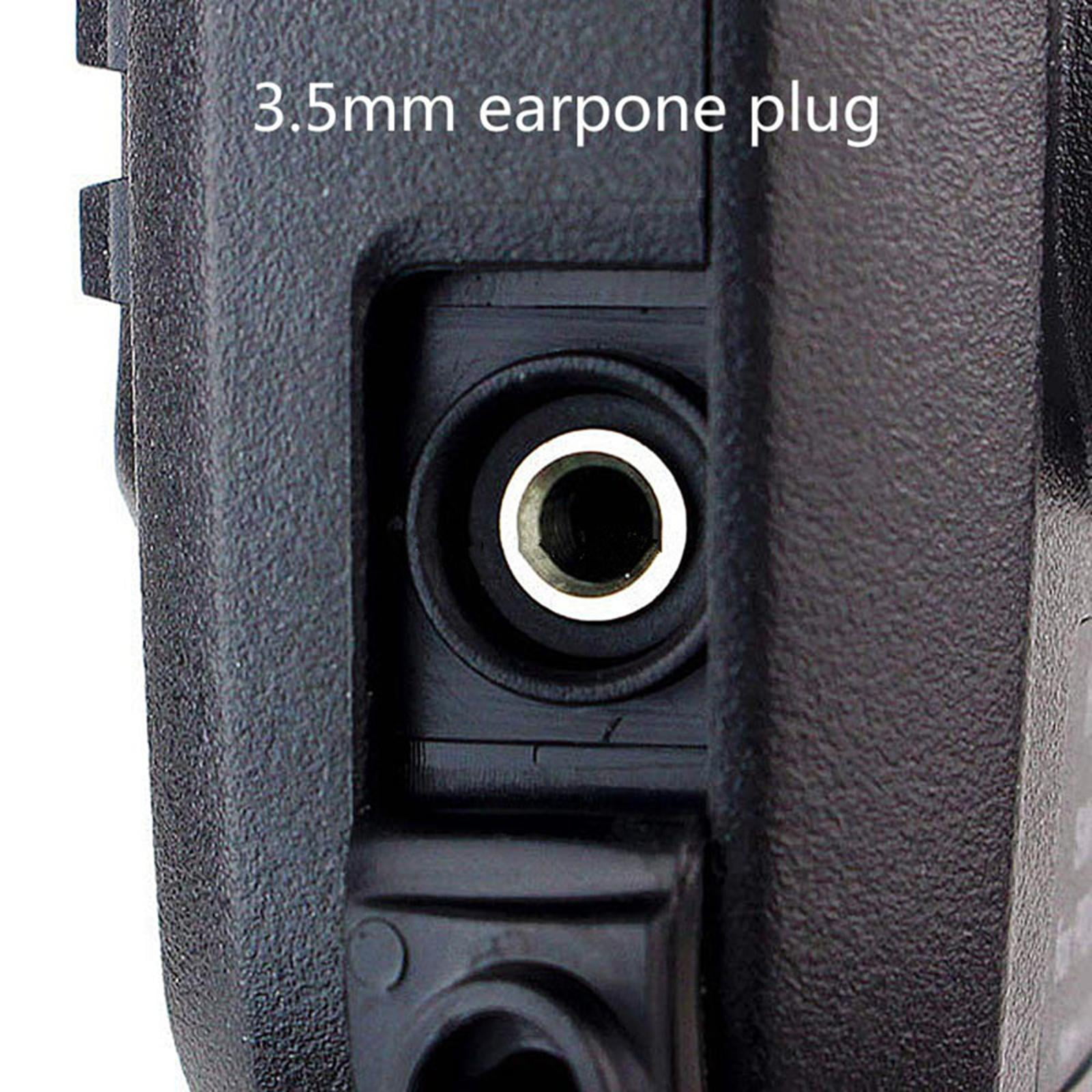 Waterproof Speaker Mic IP54 Rated Quality Audio, 360° Rotating Clip for Security Personnel