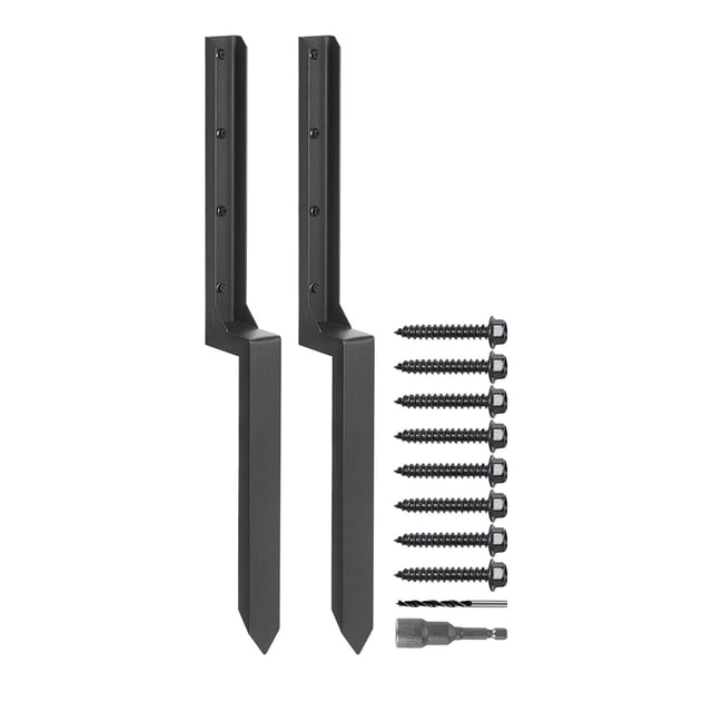 koolsoo Fence Post Repair Stakes Easy to Use Heavy Duty for Repairing Garden Postbox