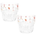 thumbnail image 1 of 2pcs Drinking Cup Transparent Cup Coffee Cup Fruit Juice Cup Kitchen Supply, 1 of 9