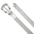 thumbnail image 3 of Kids Western Cowgirl Cowboy Rhinestone Strip Bling Leather Belt, 3 of 3