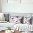 thumbnail image 4 of Brown Cream Grey Pink Pillow Covers Watercolor Flower Couch Pillow Cases Rustic Abstract Modern Throw Pillows Set of 2 Farmhouse Home Decor for Room Bedroom Bed Cushion Outdoor 18x18'''', 4 of 6