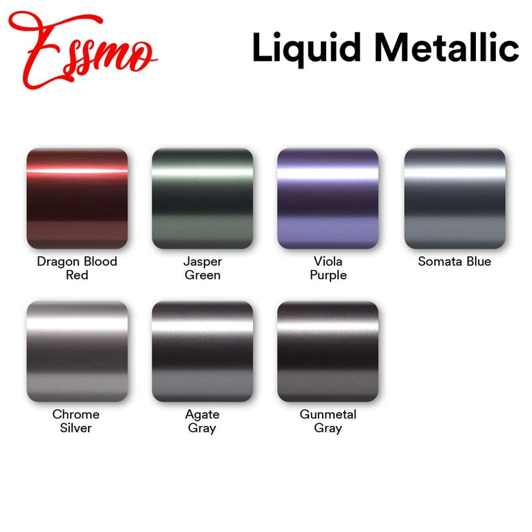 Gloss Liquid Chrome Silver Car Wrap  Metallic Liquid Chrome Silver Vinyl