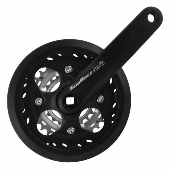 Sunrace FC-M904 Crankset 175x44/32/22 Aluminum 129mm JIS Square Taper