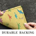thumbnail image 6 of Yellow Dinosaurs Palms Pattern Door Rugs,Washable Non Slip Door Mats Indoor,Decorative Door Mats,Entry Mat Indoor for Entrance,Bedroom,Kitchen,Bathroom,17"x30", 6 of 6