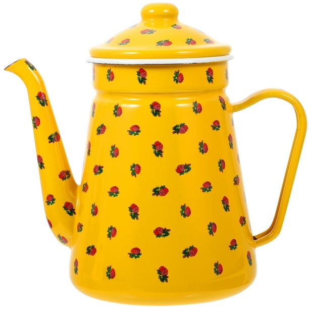 Té hervidor de té tetera hirviendo hervidor de té té agua agua leche para agua con mango
