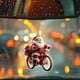 thumbnail image 4 of Adornos Colgantes Exquisitos de Acrílico, Colgante Plano de Papá Noel, Colgante para Árbol de Navidad, 4 of 5