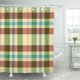 thumbnail image 1 of ABPHQTO Patrón de cuadros de cuadros antiguos Barroco escocés Hermoso borde Caligráfico Cortina de ducha clásica Cortina de baño 165x180 cm ABPHQTO PKNMT66x72Shower-12461, 1 of 2
