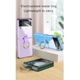 thumbnail image 2 of case for Samsung Z Flip 4 Case with Ring, Galaxy Z Flip 4 Case with Screen Protector Electroplating Border Design Protective Cover for Samsung Galaxy Z Flip 4 5G, Crystal, 2 of 7