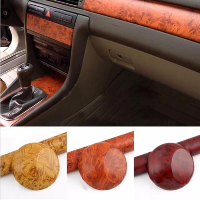 40x17'' hoja de calcomanías adhesivas de envoltura de plástico de madera para muebles de automóviles naranja 40cm Cola pegatina auto adhesiva