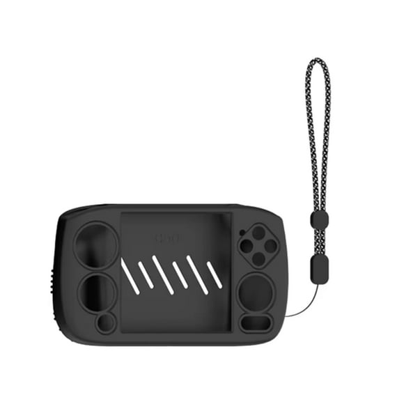 Carcasa para Gamepad con Cordón Protector para Consola de Juegos RG CubeXX, Protectora A Prueba de Rayones, Color Negro