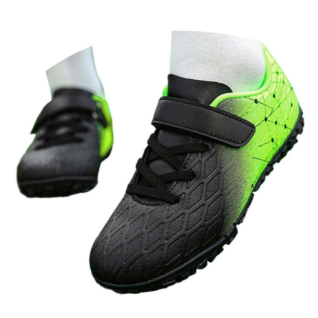 Chaussures à Crampons pour Garçons, Jeunesse, Sports de Plein Air, Entraînement, Football, avec Semelle en Caoutchouc
