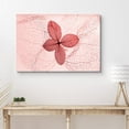 thumbnail image 2 of PixonSign Canvas Print Wall Art High Contrast Transparent Pink Leaf Botanical Wilderness Photography Realism Modern Closeup Colorful Ultra for Living Room, Bedroom, Office - 24"x36", 2 of 5