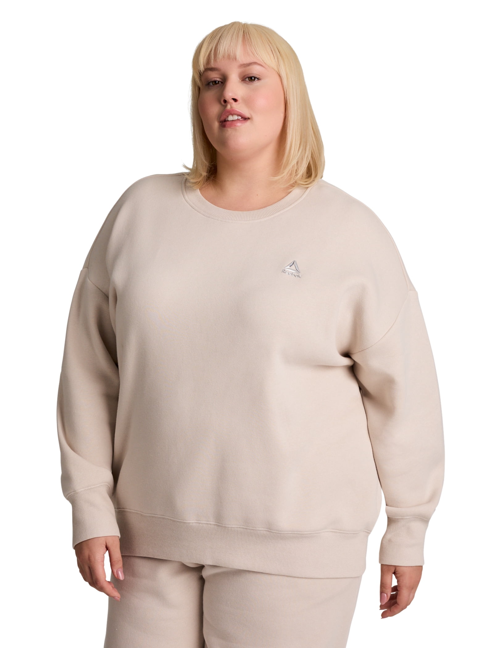 Reebok Women's Game Day Fleece Oversize Crewneck Sweatshirt, Size XS-4X