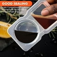 thumbnail image 3 of EcoNesxp Gobelets Distributeurs Réutilisables en Plastique pour Collations à Emporter Compartiment à sauce Échantillon de Collations de Voyage, 3 of 5