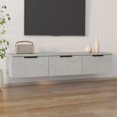 thumbnail image 4 of vidaXL Wall Cabinet Storage Cabinet Wall Unit with 3 Drawers Engineered Wood, 4 of 60