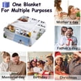 thumbnail image 6 of Best Mom Ever Custom Blanket, Birthday Gifts for Mom from Daughter Son with Pictures, Customized Photo Collage Mother Blankets Wife Birthday Gifts, Personalized Flannel Blanket with Photo as a Gift, 6 of 6