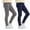 2Pcs(Gray+Blue), variant on SILVERCELL 1/2 Pack Girls Winter Warm Thicken Fleece Lining Leggings Running Dance Yoga Athletic Leggings Tights Pants, Size 4-12 Years
