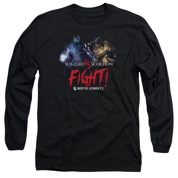 Mortal Kombat X - Fight - Long Sleeve Shirt - XX-Large