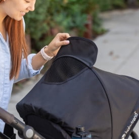 Baby Trend Second Seat for Morph Single to Double Stroller, Dash Black