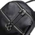 thumbnail image 4 of Women Leather Backpack Bag Cross Shoulder Travel Handbag School Backpack, 4 of 5