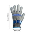 thumbnail image 3 of kkbbma under $5 Cut Proof Gloves, A9 Cut Proof Gloves,316 Stainless Steel Mesh Gloves,Food Grade Cutting Gloves,Kitchen Safety Gloves,Metal Working Protective Gloves, 3 of 7