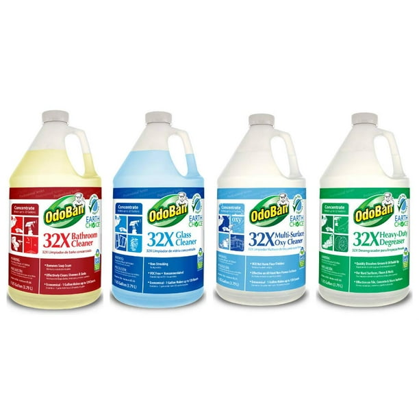 OdoBan Professional Cleaning 32X Earth Choice Cleaners for Bathroom