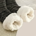 thumbnail image 6 of IDALL Women Slipper Fuzzy Socks, Non Slip Winter Warm Fluffy Fleece Lined Cozy Soft Thick Comfy Thermal Christmas Sock Navy One Size, 6 of 6
