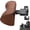 Leather-Brown, variant on Adjustable U-Shaped Car Headrest Pillow, 180° Head Neck Pillow for Driving Support Seat Ergonomic Design Leather Comfortable Short Trips Supporting Long Ride Travel Sleeping Essentials