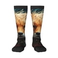 thumbnail image 1 of Balery Floral Fox Calcetines novedosos Calcetines deportivos Calcetines hasta la rodilla Calcetines de algodón Calcetines originales y geniales, 1 of 6