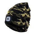 thumbnail image 2 of RV Gorro de punto de invierno LED con gorro de pesca iluminado Gorro de senderismo iluminado (verde camuflaje) BRILLAR  Rojo Verde, 2 of 4