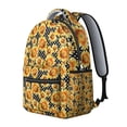 thumbnail image 2 of Black Sunflower Backpack for School,Cute School Bag,Schoolbag with Adjustable Shoulder Straps & Padded Back,15.3"x11"x7.1".﻿, 2 of 6