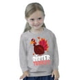 thumbnail image 2 of Awkward Styles Thanksgiving Toddler Long Sleeve Shirt Sister Turkey Kids T-Shirt, 2 of 4