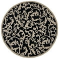 thumbnail image 6 of SAFAVIEH Chelsea Flanagan Floral Wool Area Rug, Black, 3'9" x 5'9", 6 of 10