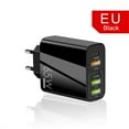 thumbnail image 4 of Bloc Chargeur USB C Européen, 5 Ports USB Chargeur Rapide PD 20W et QC3.0 Charge Rapide, 2 USB C 3 USB A Europe Adaptateur de Voyage Compatible pour Tous les Téléphones et Autres Appareils Électroniques, 4 of 6