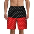 thumbnail image 1 of Swimsuits Checker Two T Board Shorts Summer Black White Retro Mod Hawaii Beach Shorts Man Surfing Quick Dry Beach Trunks, 1 of 5