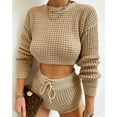 thumbnail image 5 of Débardeurs à Manches Longues et Shorts Taille Haute pour Femmes, 5 of 5