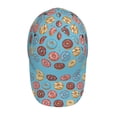 thumbnail image 4 of Balery Baseball Cap Adjustable Size for Running Workouts and Outdoor Activities All Seasons Dad Hat(Cute Donut), 4 of 9