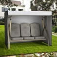 thumbnail image 3 of Funda para asiento de columpio de jardín, funda protectora para columpio de exterior, 220 x 170 x 125 cm, 3 of 5