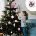 thumbnail image 4 of Nkmbld 40Pcs Christmas Balls Ornaments Christmas Decorations Differently Shaped Christmas Balls Set Multiple Styles of Christmas Tree Decorations, Pink, 4 of 8