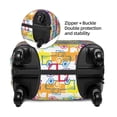thumbnail image 2 of Hirioo Colorful Car for Elasticity Suitcase Cover (No luggage Included) Durable Luggage Protector Fits 18-32 Inch Luggage-Large, 2 of 7