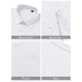 thumbnail image 5 of sogami Men's Cotton Linen Shirt Casual Long Sleeve Button Down Shirt, 5 of 6
