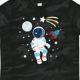 thumbnail image 4 of Inktastic Astronaut the Moon Spaceship and Shooting Star Boys or Girls Toddler T-Shirt, 4 of 5