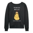 thumbnail image 2 of Disney Princess - Princess Belle - Women's Lightweight French Terry Long Sleeve Shirt, 2 of 5