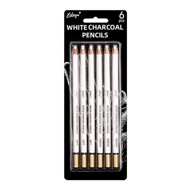 Pencil Pencils White Charcoal Drawing Sketching Sketch Highlight Art