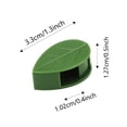 thumbnail image 3 of Climbing Wall Fixture Clips 2026 Clips For Climbing Green Leaf Shaped Self Wall Clips For Vine Support Traction And Organization, 3 of 8
