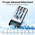 thumbnail image 2 of Tilnce 50000mAh Power Bank, 22.5W PD Fast Charging Portable Charger with 3 Built-in Cables and 3 Ports, High Capacity External Battery Pack for iPhone 17 16 15, Samsung, Camping, 2 of 6