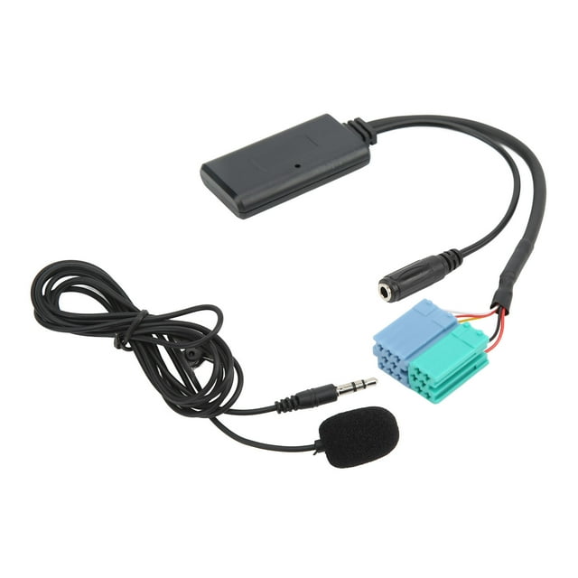Módulo AUX Bluetooth, cable auxiliar de audio inalámbrico para automóvil, cable adaptador de audio Bluetooth, estética elegante